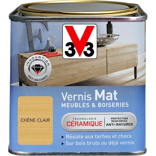 Vernis mat meubles boiseries