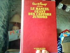 A manuel geant des Castors Juniors Disney Hachette  bon etat