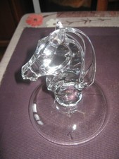 tête de cheval en cristal