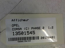 Afficheur OPEL CORSA C PHASE 2
