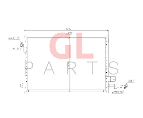 Air condenseur radiateur - condenseur, a/c