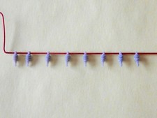 CC6010 - LOT DE 8 ISOLATEURS POUR LIGNE DE TOITURE JOUEF - HO