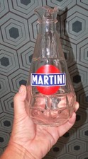 ANCIENNE CARAFE PUBLICITAIRE APERITIF MARTINI VERRE BAR BISTROT PICHET
