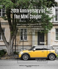2020/12- TUVALU - MINI COOPER    1V  complet set    MNH ** A