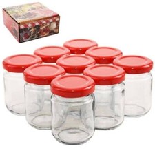 Bocal en verre avec couvercle pour purée de tomates épices 60 ml 9 pièces