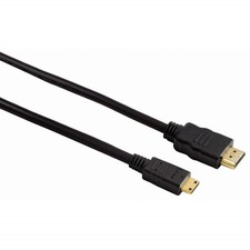 Hama Mini-Hdmi Câble Adaptateur 4K UHD 3D pour TV Caméra Caméscope Notebook