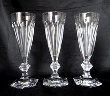 Lot,3 flûtes à champagne en