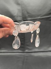 Bobeche À Pampilles En Verre