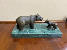 Sculpture ours avec - sculpture,