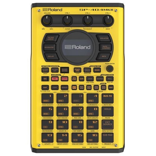 Roland 404mkii yellow - roland, sp-404mkii