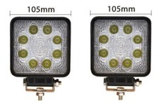 2x Aluminum 24W LED Halogène