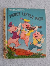THREE LITTLE PIGS LIVRE VINTAGE JEUNESSE 1948 copyright 1933