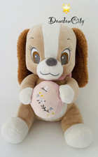 4363🌟Doudou Peluche Musical Lady Chien Belle Et Clochard DISNEY Baby Nicotoy