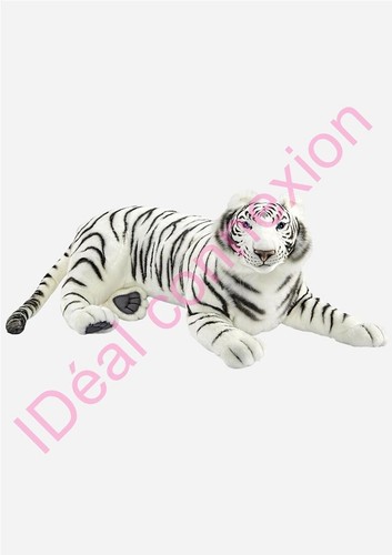 Peluche géante tigre - géante, blanc