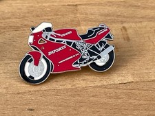 PINS PIN MOTO BIKE  DUCATI VERSION ENAMEL EGF ARGENT
