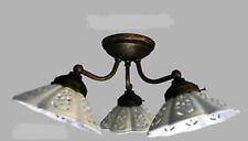 Applique Lampe Plafonnier Laiton Maison Décor À 3 Points Lumière Avec Poteries