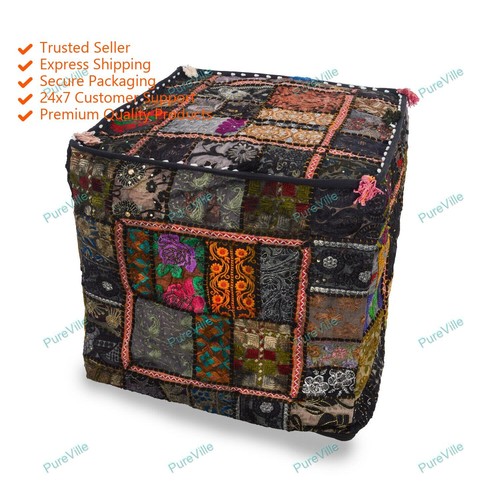 Pouf carré khambari pour - khambari,