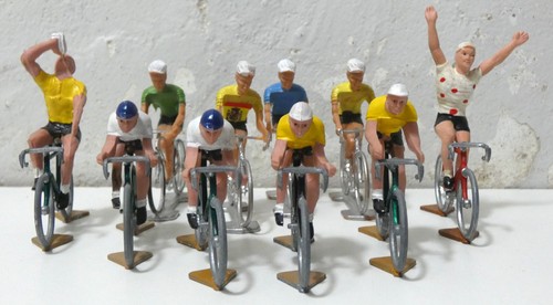 Lot figurines cyclistes - lot, 11