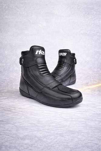 Bottes moto cuir courtes - bottes,
