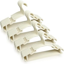 Cintres Enfant en Plastique - 40pcs, Économisez de l'Espace pour Vêtements Bébé