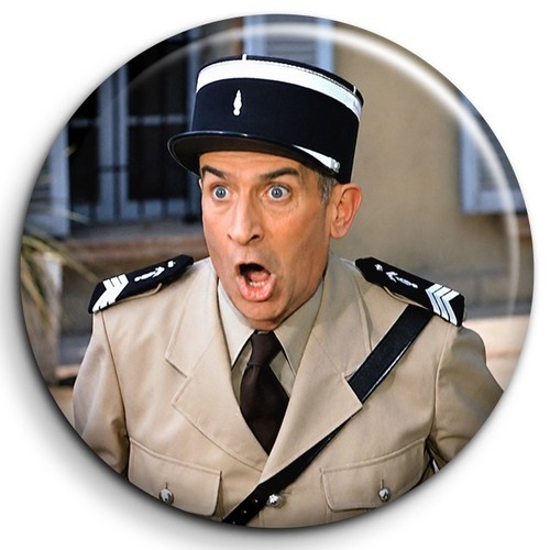 Louis funes badge 38mm - louis,
