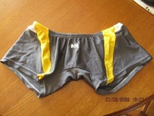 maillot de bain homme N2N - boxer -GRIS/JAUNE -taille: L - Occasion
