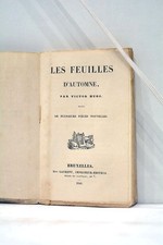 LIVRE ANCIEN VICTOR HUGO
