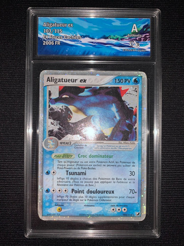 Carte pokémon aligatueur - pokémon, ex
