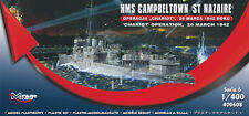 Mirage Hobby 400608 - 1:400 HMS Campbeltown 'St Nazaire' 'Chariot' Opération, 26