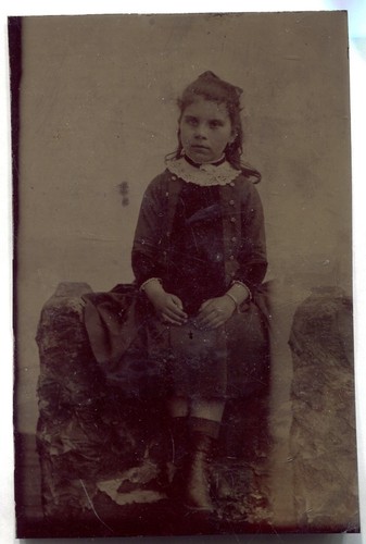 Photo ancienne ferrotype - ancienne,
