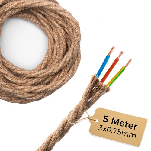 Mètres câble textile - 5,