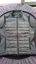 veste doudoune sans manche zippé liqueur Chartreuse gris taille L coupe vent