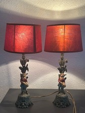 Paire de lampes Chehoma – métal et résine peinte