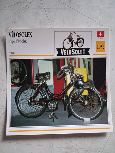 Vélosolex type 330 suisse - type,
