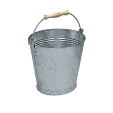 Seau Galvanisé 15 Lt Ø 30 X