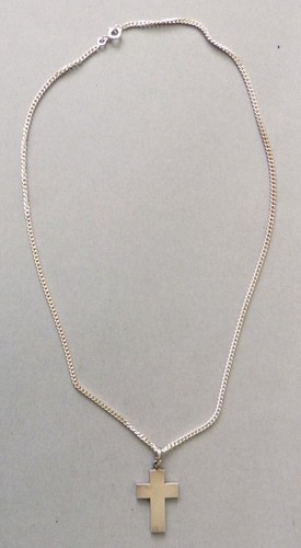 Collier croix pendentif argent