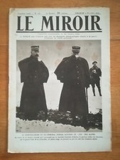 xj112 Le miroir WW1 N°106 -1915 - Joffre et Dubail - Serbie - Anglia - Alsace