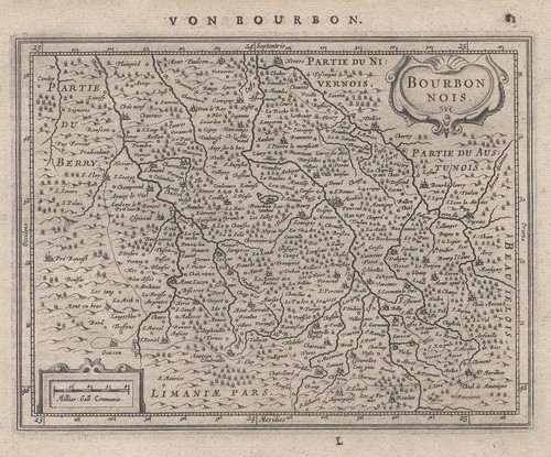Bourbonnais original gravure - bourbonnais,