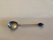 Cuillère à café en argent massif, ornée d’un grain de café Birmingham 1937