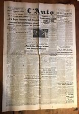 FOOTBALL du 01/02/1943 L'AUTO