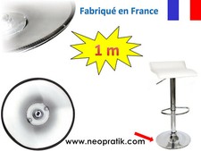 1 mètre de protection des sols pour pied de tabouret de bar en inox