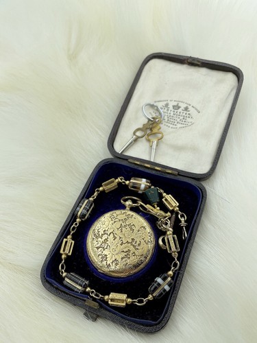 Montre poche femme dorée - poche,
