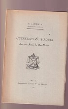 E Laurain Querelles et procès