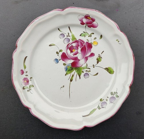 Aprey assiette à - aprey, décor