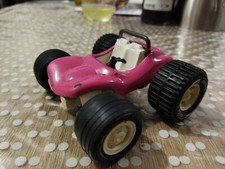 Tonka : buggy rose fushia en métal, vintage car