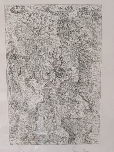 Robert combas gravure 2010 - robert,