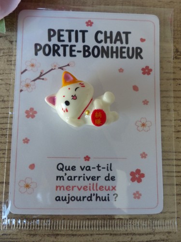 Mini chat porte bonheur - mini,