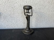 Bougeoir ancien en étain articulé