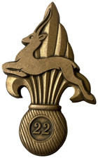 INS. LEGION ETRANG. : " 22°COMPAGNIE  PORTEE de la L.E." A.B.P. R73 D.EMB. 1 EP.