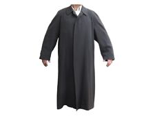 VINTAGE MANTEAU HERMES LONG 50 IT 54 L FR EN LAINE ANTHRACITE WOOL COAT 5500€